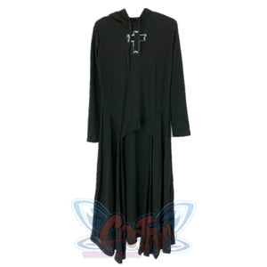 Early Spring Hooded Punk Cross Dress Top / S