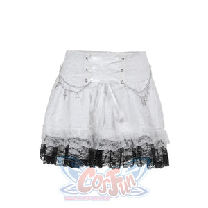 Halloween Bloody Mary Drawstring Halter Lolita Top And Skirt / Xs