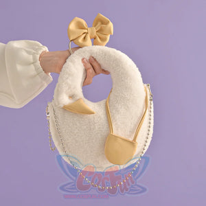 White Goose Cute Versatile Bag Plush + Chain