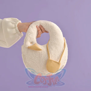 White Goose Cute Versatile Bag Plush