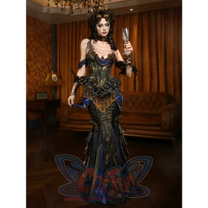 Collection Gilt Classical European Corset Fishbone Dress