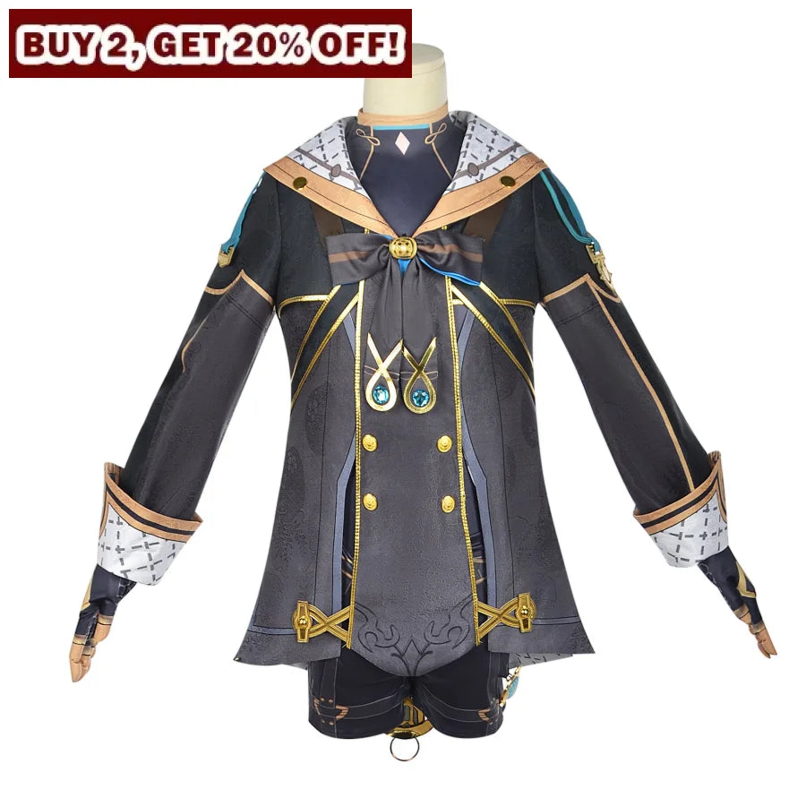 Genshin Impact Freminet Cosplay Costume C08586E Women / S Costumes