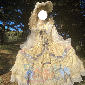 Sweet Girl Gorgeous High Waist Long Lolita Dress