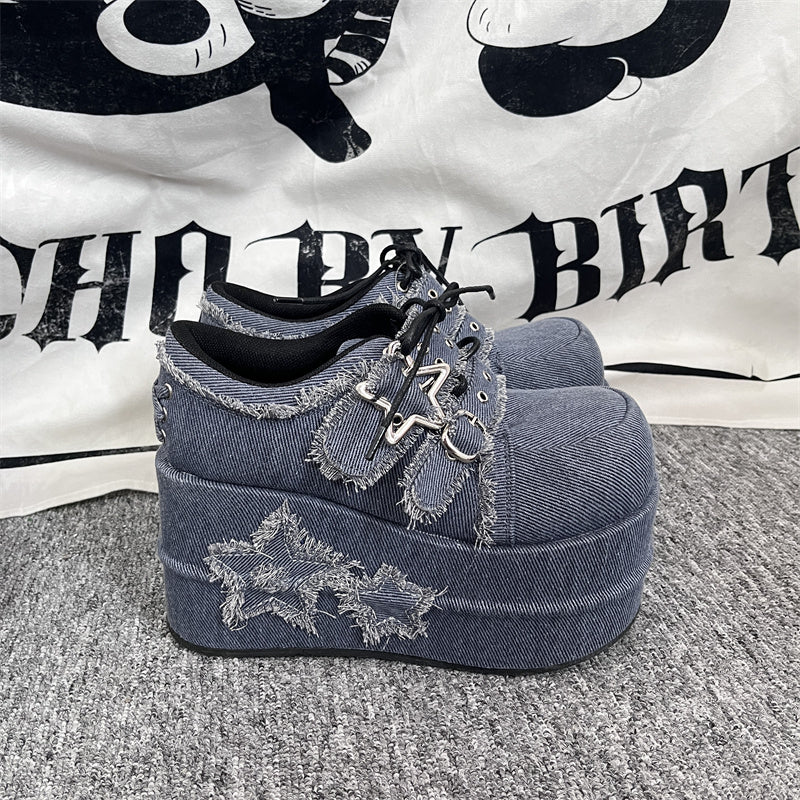 Original Star Denim Thick Shoes