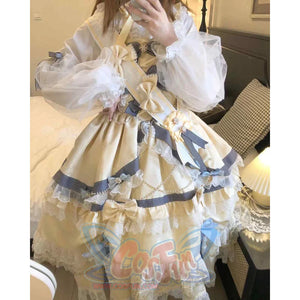 Sweet Girl Gorgeous High Waist Long Lolita Dress