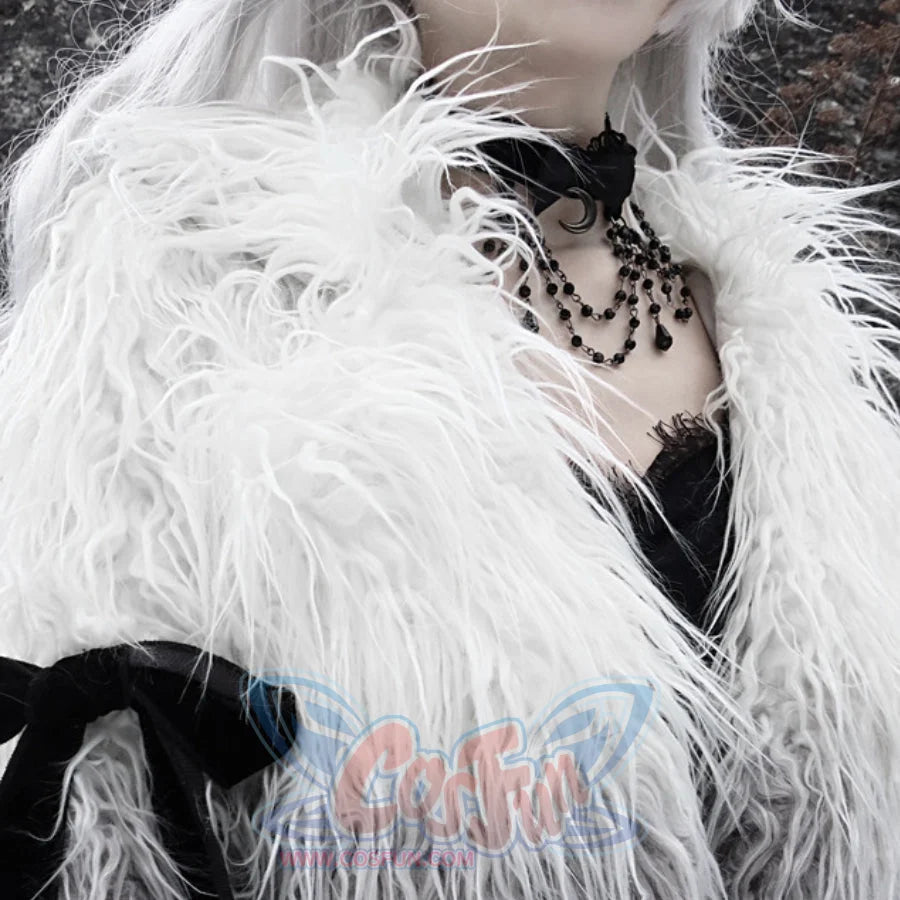 Winter Gothic Mongolian Fur Gradient Color Thickened Coat