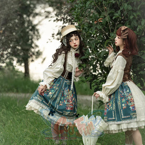 Bavaria Style Elegant Lolita Short Skirt