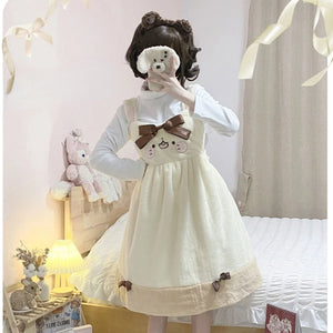 Sweet And Lovely Lolita Woolen Jumper Skirt