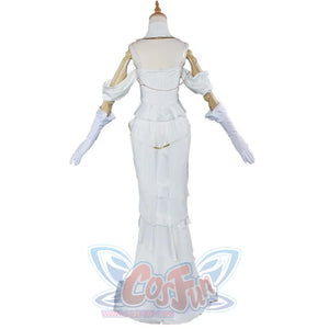 Albedo Overlord Cosplay Costume White Dress Costumes