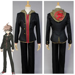 Anime Danganronpa Makoto Naegi Cosplay Costume Full Set Halloween Carnival For Adult Men Costumes