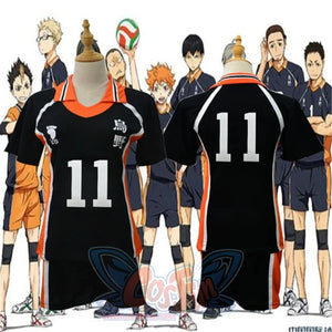 Anime Haikyuu Cosplay Costume Karasuno High School Volleyball Club Hinata Syouyou Kageyama Tobio