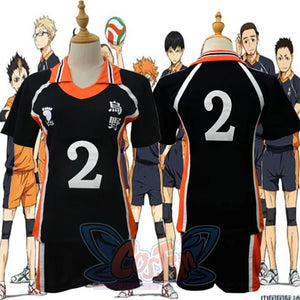 Anime Haikyuu Cosplay Costume Karasuno High School Volleyball Club Hinata Syouyou Kageyama Tobio