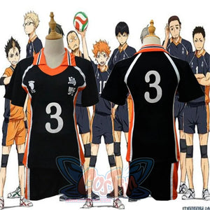 Anime Haikyuu Cosplay Costume Karasuno High School Volleyball Club Hinata Syouyou Kageyama Tobio