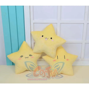 Anime Wish Lucky Cute Star Pillow Cushion Plush Doll Toy Gift 3 Random Pieces / Small