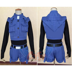 Assassination Classroom Kayano Kaede Blue Battle Suit Uniform Cosplay Costume Mp005791 Costumes