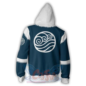 Avatar: The Last Airbender 3D Printed Polyester Zip Up Hoodie Hoodie