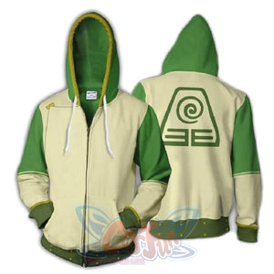 Avatar: The Last Airbender 3D Printed Polyester Zip Up Hoodie Hoodie