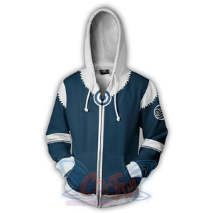 Avatar: The Last Airbender 3D Printed Polyester Zip Up Hoodie Hoodie