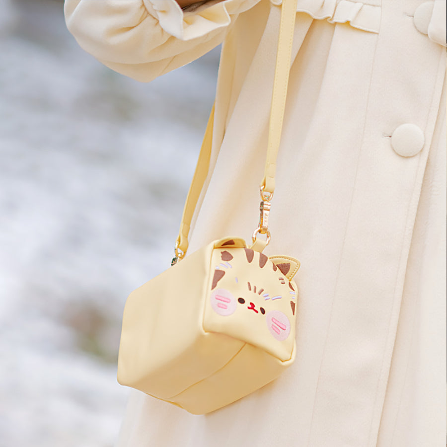 Sweet and Lovely Bowknot Square Crossbody Bag - cosfun