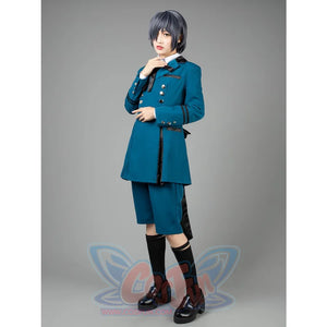 Black Butler Ciel Phantomhive Cosplay Costumes Blue Outfit Mp003218