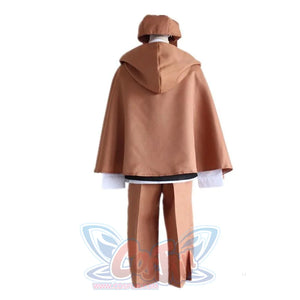 Anime Bungo Stray Dogs Detective Ranpo Edogawa Cosplay Costumes Vest & Cloak Pants Tie Hat Uniform