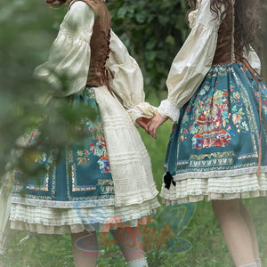 Bavaria Style Elegant Lolita Short Skirt