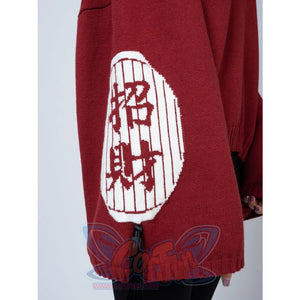 Cartoon Fox Face Embroidery Tassels Sweater Pullover Mp005913 Sweatshirt