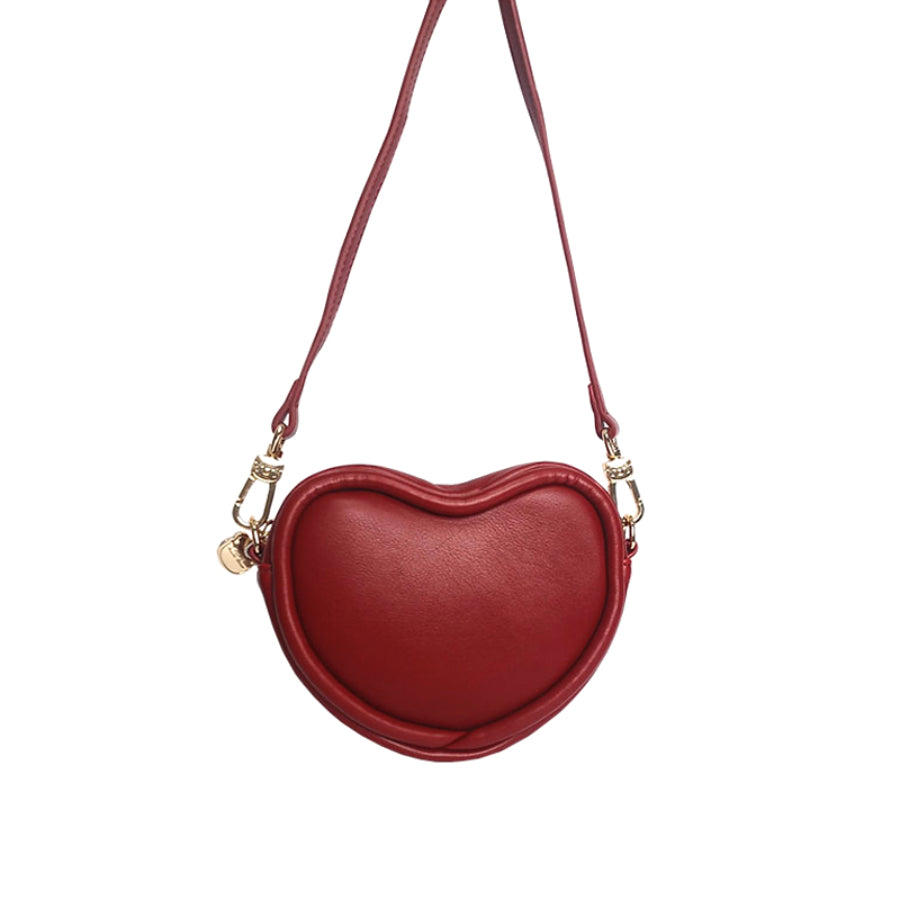 Lovely and Fresh Mini Heart-shaped Crossbody Bag