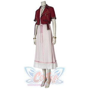 Crisis Core - Final Fantasy Vii Aerith Gainsborough Cosplay Costume Mp005508 Costumes