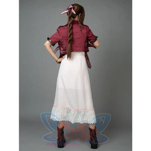 Crisis Core - Final Fantasy Vii Aerith Gainsborough Cosplay Costume Mp005508 Costumes