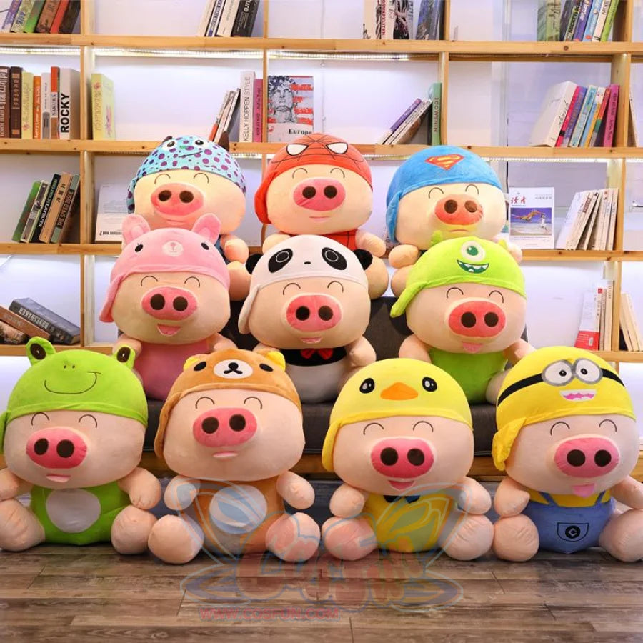 Cute Animal Transform Mcdull Pig Monster Spiderman Superman Minion Cos Props Gift