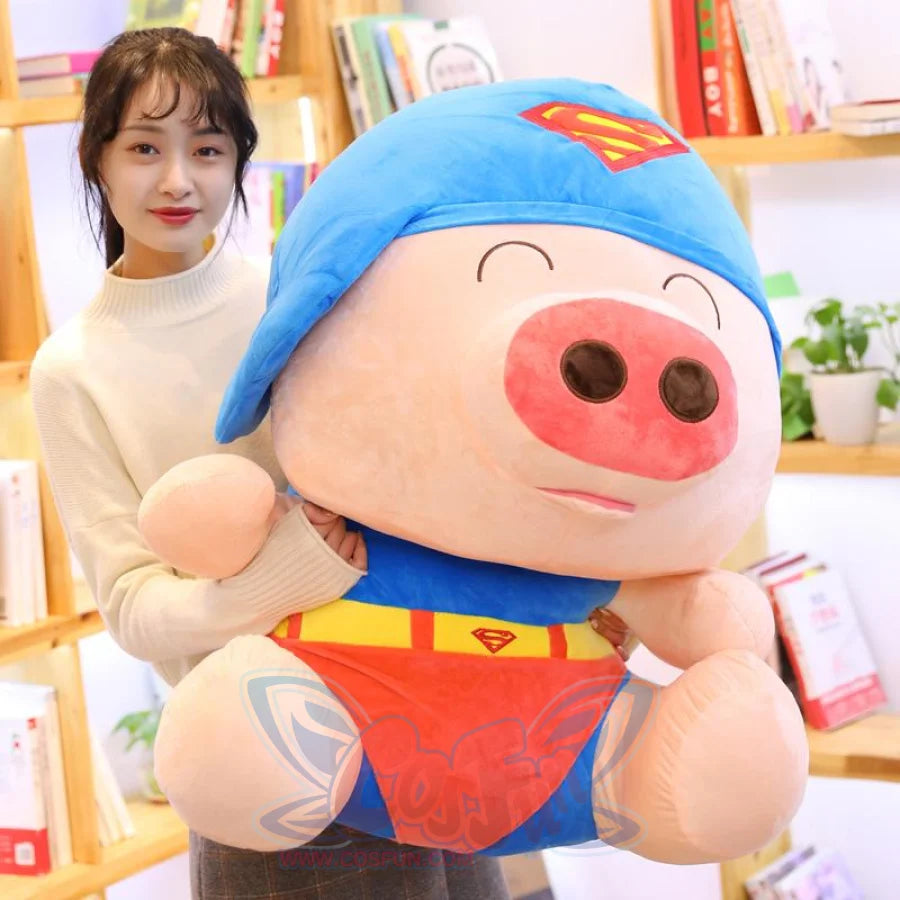 Cute Animal Transform Mcdull Pig Monster Spiderman Superman Minion Cos Props Gift