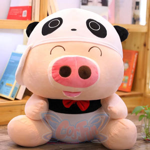 Cute Animal Transform Mcdull Pig Monster Spiderman Superman Minion Cos Props Gift Panda / 35Cm