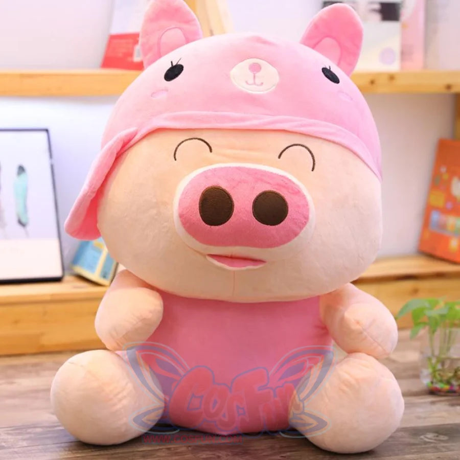 Cute Animal Transform Mcdull Pig Monster Spiderman Superman Minion Cos Props Gift Rabbit / 35Cm