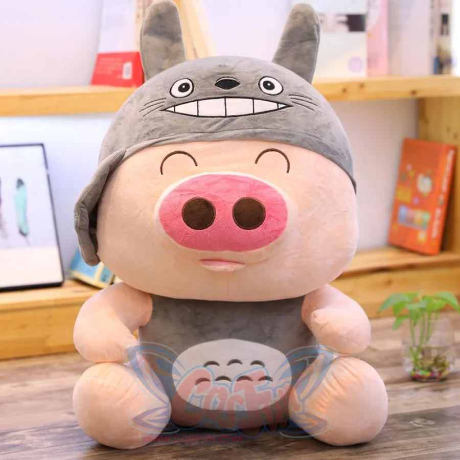 Cute Animal Transform Mcdull Pig Monster Spiderman Superman Minion Cos Props Gift Totoro / 35Cm