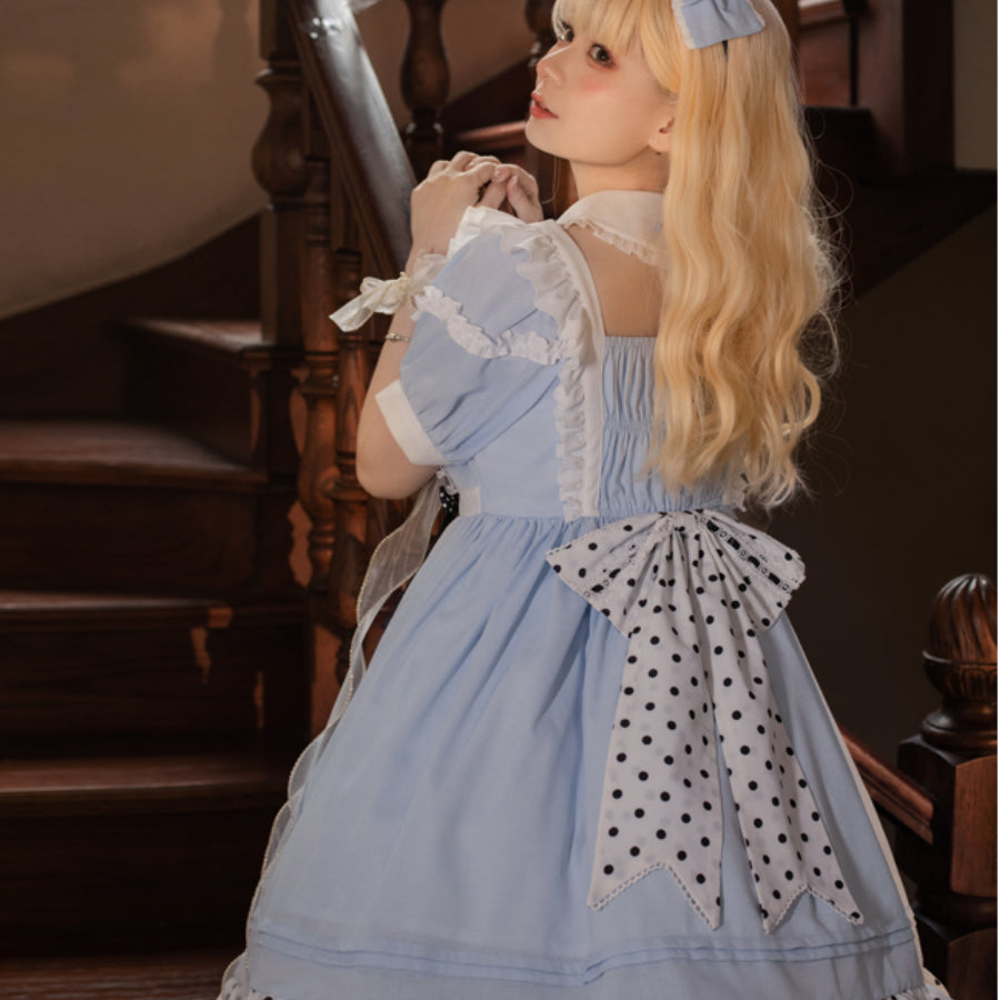 Daily Lovely Butterfly Lolita Short Sleeve Dress