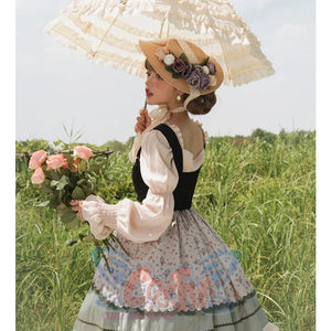 Embroidery Printed Rural Cla Bavarian Girl Lolita Dress S22187