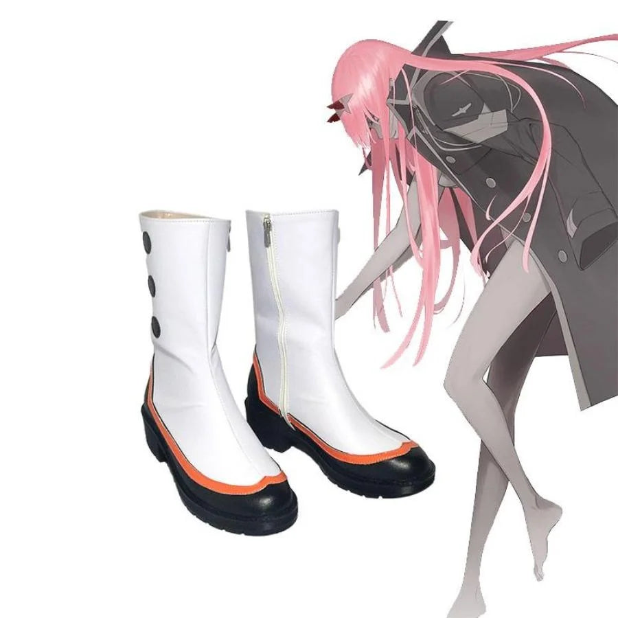 Darling In The Franxx Zero Two Cosplay Boots / Shoes Medium Top Mp005852 &