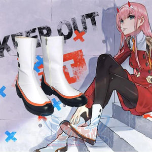 Darling In The Franxx Zero Two Cosplay Boots / Shoes Medium Top Mp005852 &