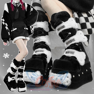 Original Winter Lolita Woolen Thick Soled Boots S22648