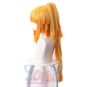 Demon Slayer Kimetsu No Yaiba Agatsuma Zenitsu Cosplay Wig Long Ponytail Hair Mp005673 Wigs