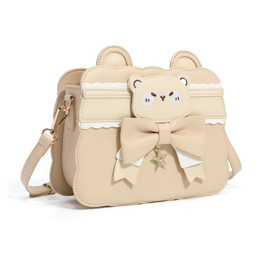 Japanese Lovely Bear Cookie Crossbody Bag