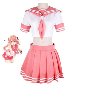 Fate/grand Order Fgo Apocrypha Rider Astolfo Jk School Uniform Cosplay Costume Mp006140 Costumes