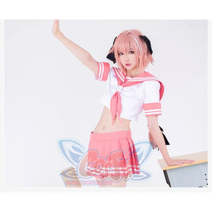 Fate/grand Order Fgo Apocrypha Rider Astolfo Jk School Uniform Cosplay Costume Mp006140 Costumes