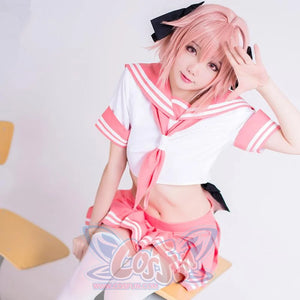 Fate/grand Order Fgo Apocrypha Rider Astolfo Jk School Uniform Cosplay Costume Mp006140 Costumes