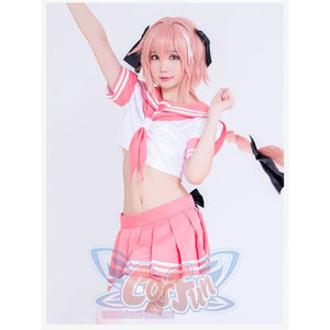 Fate/grand Order Fgo Apocrypha Rider Astolfo Jk School Uniform Cosplay Costume Mp006140 Costumes