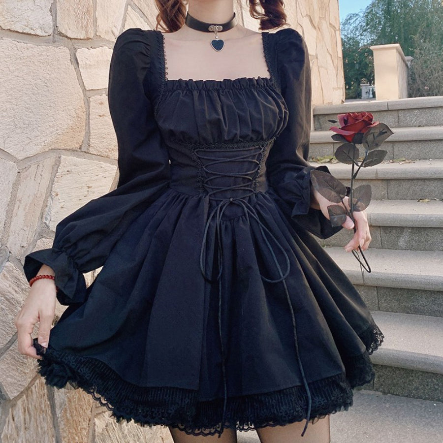 Royal Style Sweet High Waist Lolita Bubble Dress