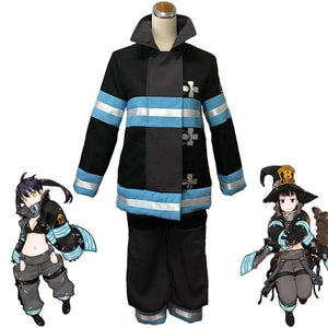 Fire Force Enen No Shouboutai Tamaki Kotatsu Shinra Kusakabe Takehisa Hinawa Firefighter Uniform