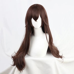 Game Genshin Impact Amber Cosplay Wig Brown Long Hair C00147 Wigs