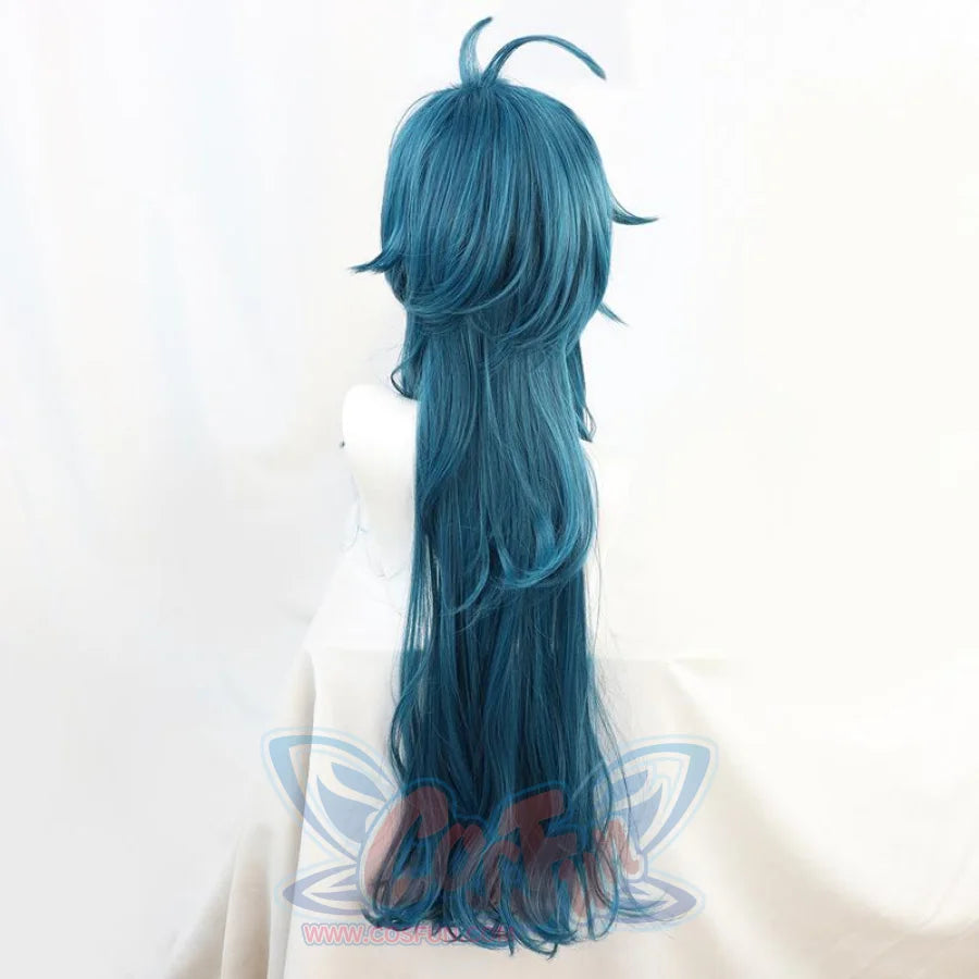 Game Genshin Impact Kaeya Cosplay Wig Blue Long Hair C00390 Wigs